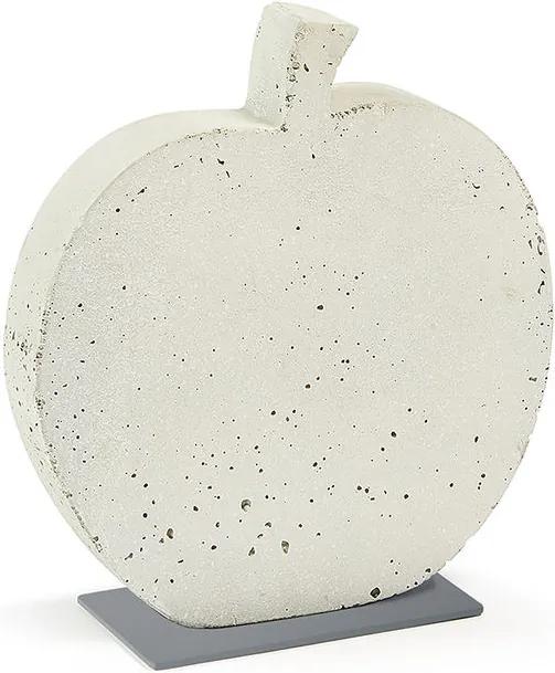 Obiect decorativ ciment alb 28x30 cm Sens Apple La Forma
