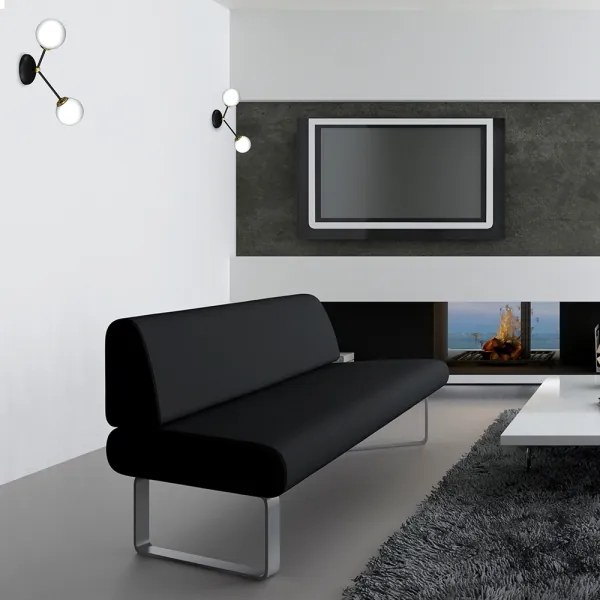 Aplică JOY 2xE14/40W/230V negru/aurie