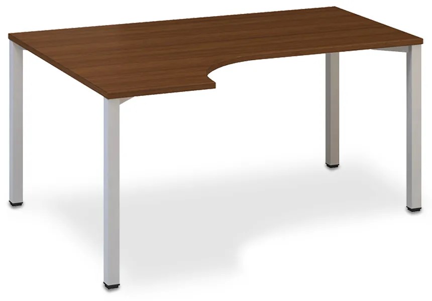 Birou ergonomic ProOffice B 180 x 120 cm, stanga, nuc