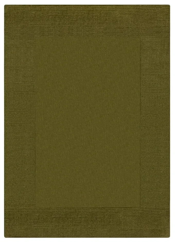 Covor verde din lână 160x230 cm – Flair Rugs