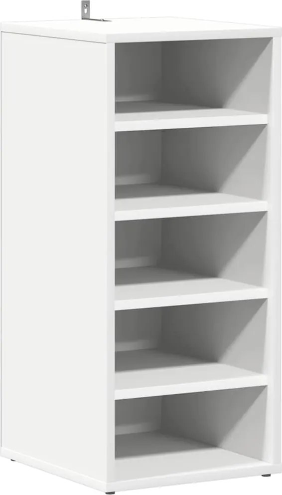 vidaXL Pantofar, alb, 31,5x35x70 cm, PAL