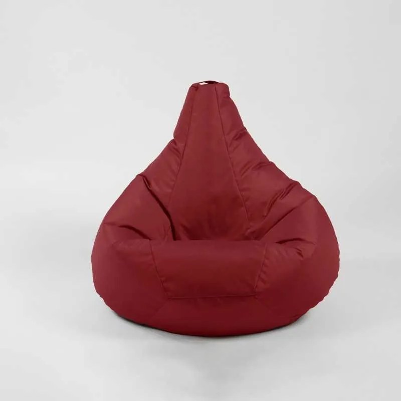 Fotoliu puf copii, Nirvana Light Pufrelax, Material Impermeabil - Panama Red