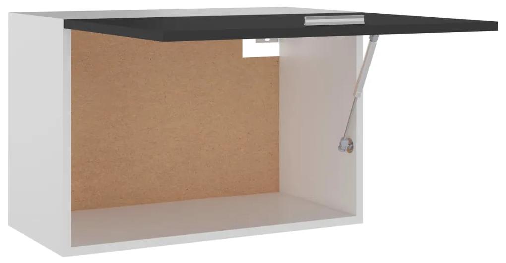 Dulap suspendat, gri, 60 x 31 x 40 cm, PAL Gri, handing cabinet with flip-up door, 1