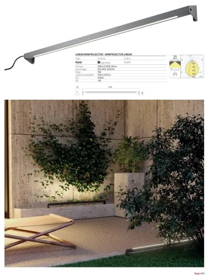 Redo 90242 - Lampă LED de exterior TACK IP65 LED/15W/230V 3000K IP65 antracit