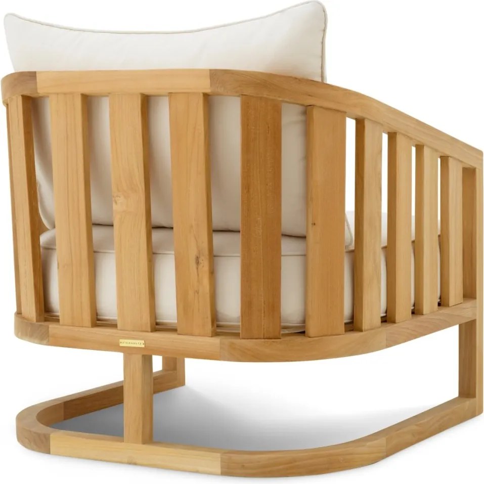 Fotoliu LUX pentru exterior din lemn de tec Aruba