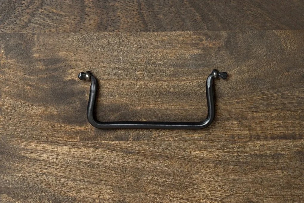 Cufar din lemn Factory Loft 115cm, maro taupe A-46414 VC