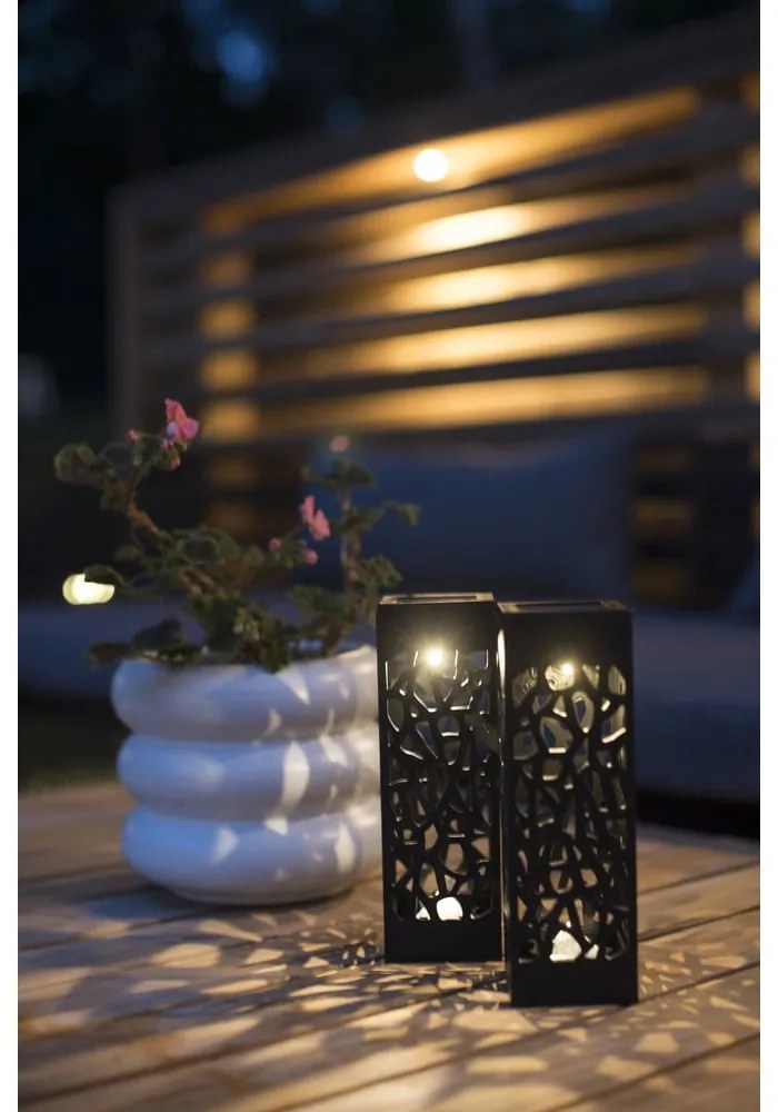 Set de 3 felinare solare cu LED-uri suspendate Star Trading Izola, înălțime 11 cm