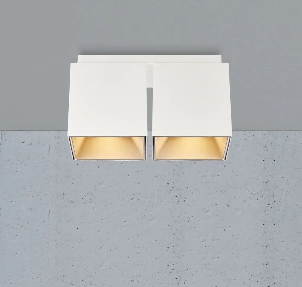 Corp aplicat cu 2 spoturi design modern ETHAN alb