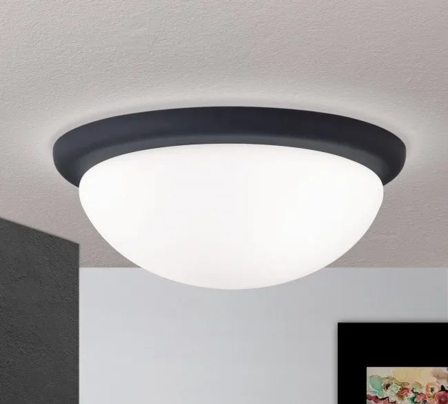 Plafoniera neagra diametru 38cm CLASSICO