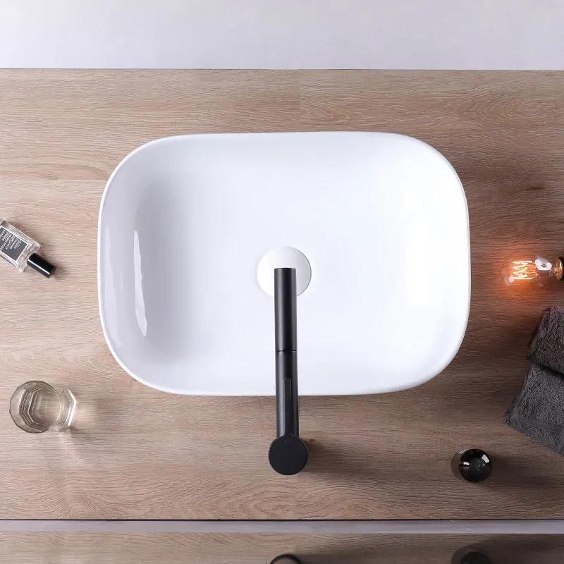 Lavoar Belinda Slim ceramica sanitara Alb – 46,5 cm