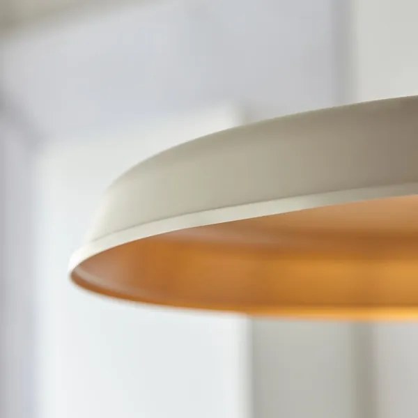 Endon 99999 - Candelabru pe lanț SABIAN 1xE27/10W/230V crem/auriu