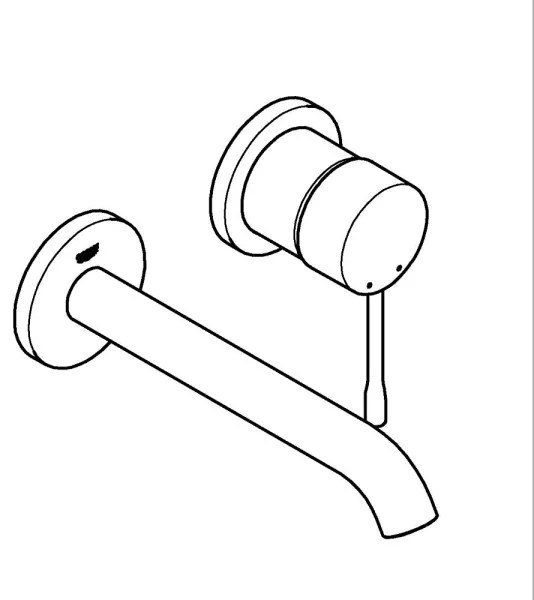 GROHE 19408001 - Baterie lavoar ESSENCE 183 mm, crom lucios