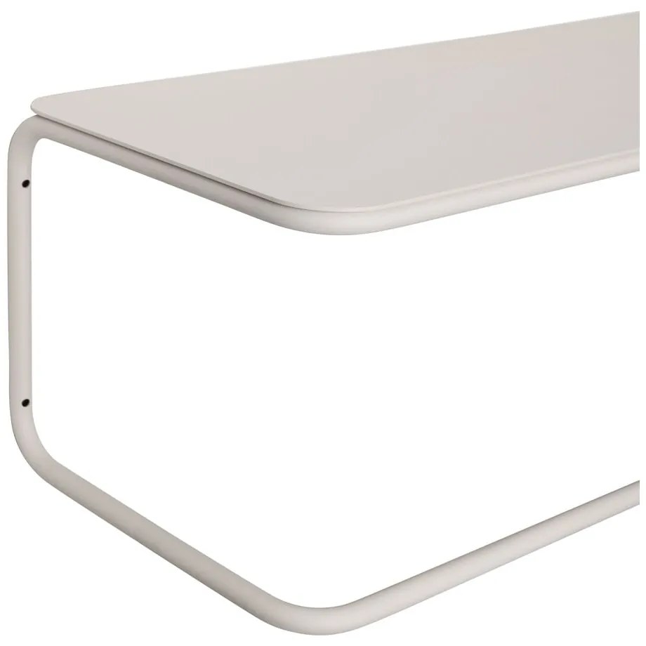 Cuier de perete alb cu raft din metal Welcome – Hübsch