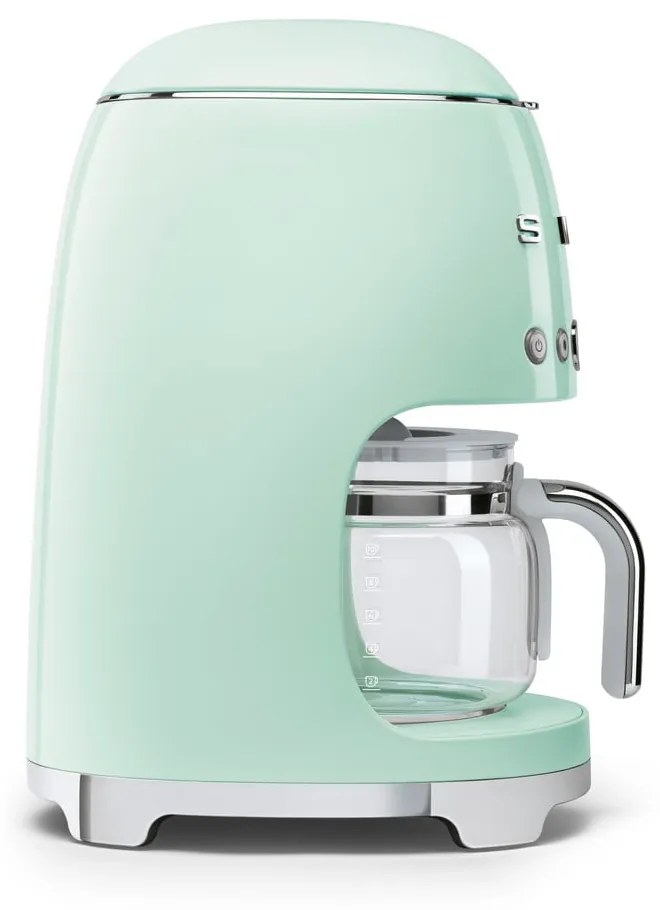 Mașină de cafea cu picurare verde-deschis Retro Style – SMEG