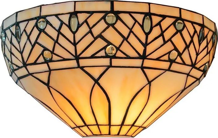 Aplica de perete TIFFANY Prezent 243 - 1xE14/40W/230V