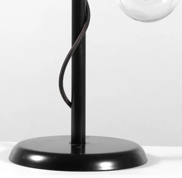 Lampă de masă ONLI WIRE 1xE27/15W/230V 48 cm negru