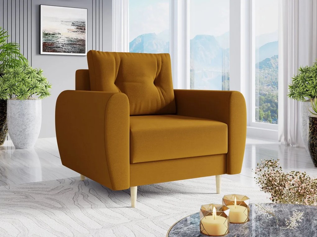 Fotoliu Keklat (muștar) . Promo -16%. 1103828
