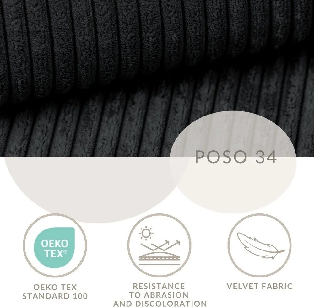 Pat boxspring gri antracit cu spațiu de depozitare 200x200 cm Tasca – Maison de Rêve