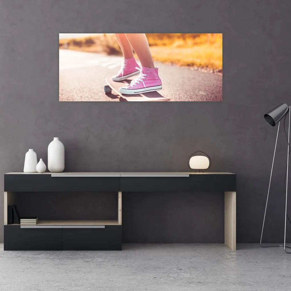 Tablou cu scateboard (120x50 cm)