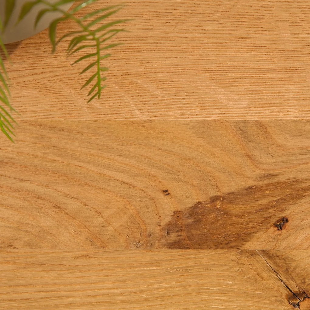 Masuta design industrial Thor 110cm, stejar salbatic A-38808 VC