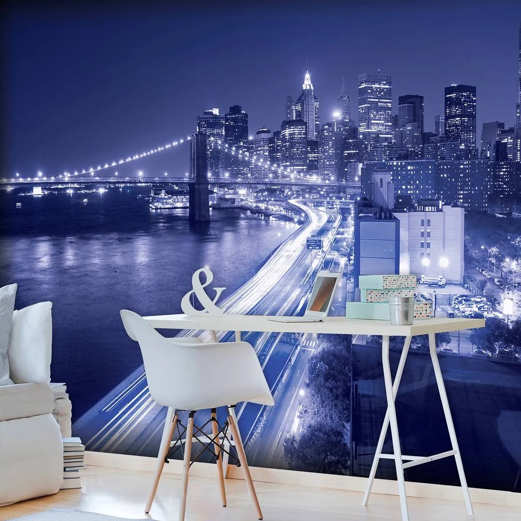 Fototapet - New York Brooklyn Bridge City (152,5x104 cm)
