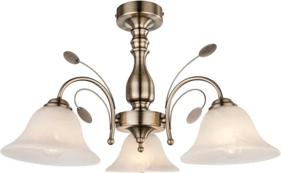 Globo 69007-3 - Plafoniera POSETS 3xE27/60W/230V