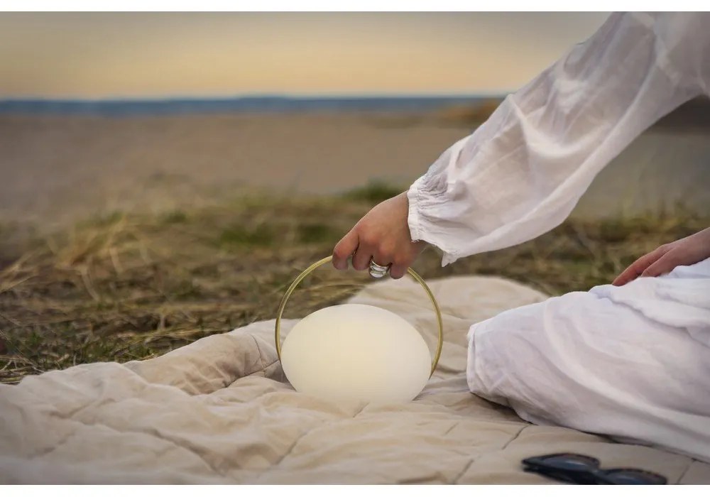 Veioză albă LED cu intensitate reglabilă (înălțime 19 cm) Orbit – UMAGE