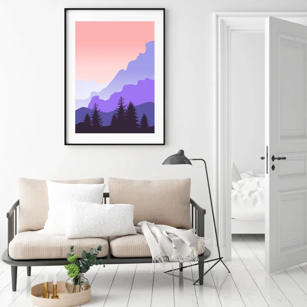 Poster - Peisaj montan (A4)