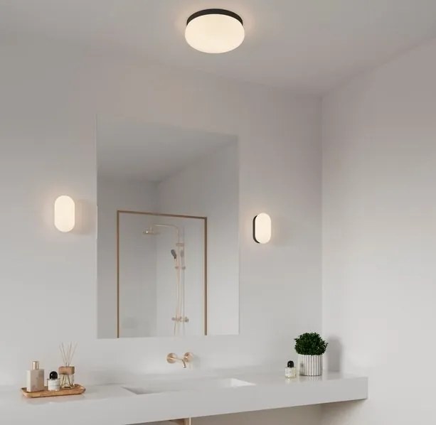 Aplica de perete sau tavan baie IP44 Foam Oval alb