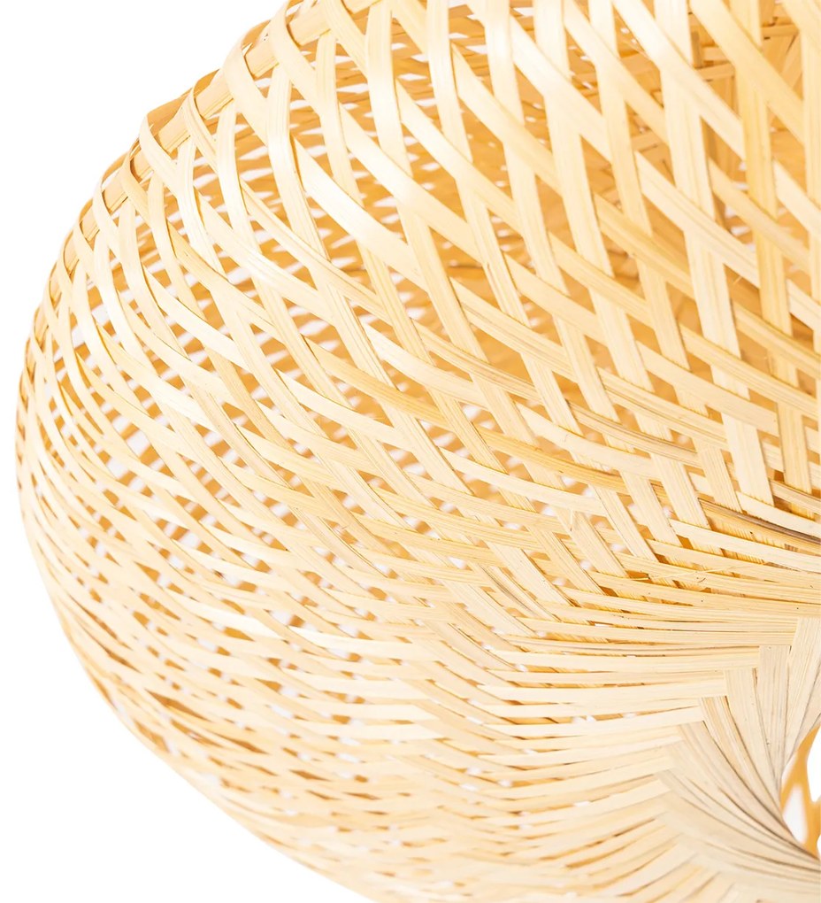 Plafonieră inteligentă din bambus 50 cm, inclusiv Wifi G95 - Ostrava