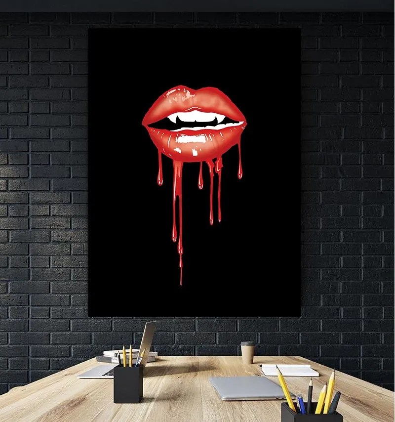 Tablou canvas Painted Lips - 60x40 cm 60x40 cm