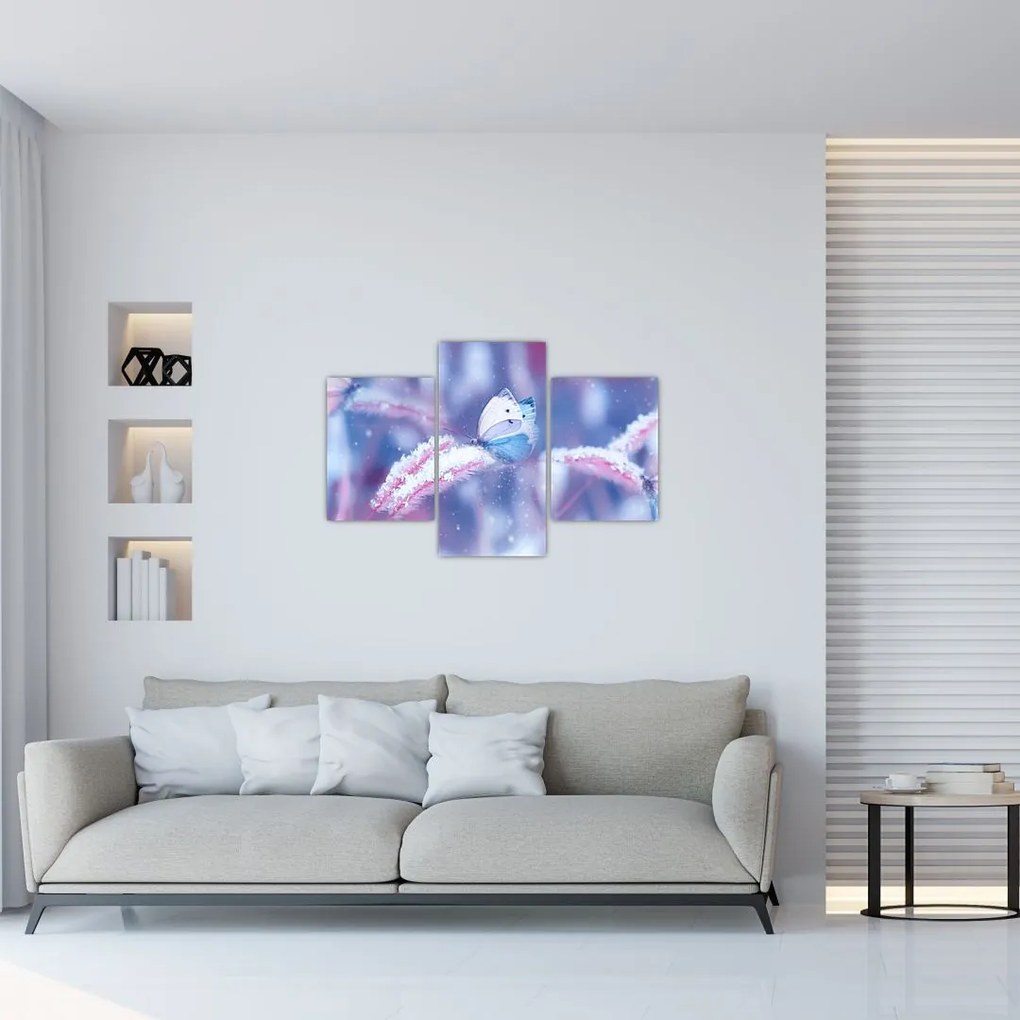Tablou - Fluturi iarna (90x60 cm)