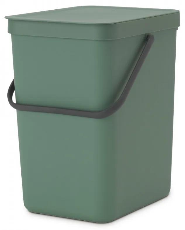 Coș de gunoi pentru colectare separată Brabantia Sort&amp;Go 25L, Verde Brad 1003236