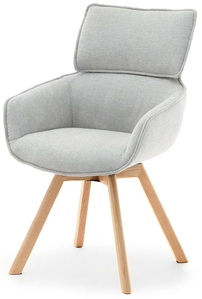 Scaun Doris (gri + stejar). Promo -8%. 1111033