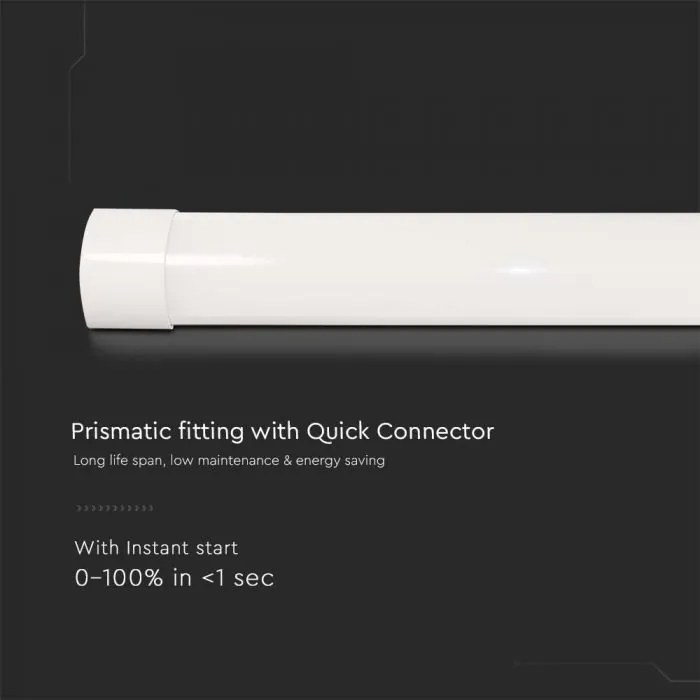 Corp de iluminat liniar cu LED cip SAMSUNG 10W, 1000lm, 6500K, 30cm V-TAC