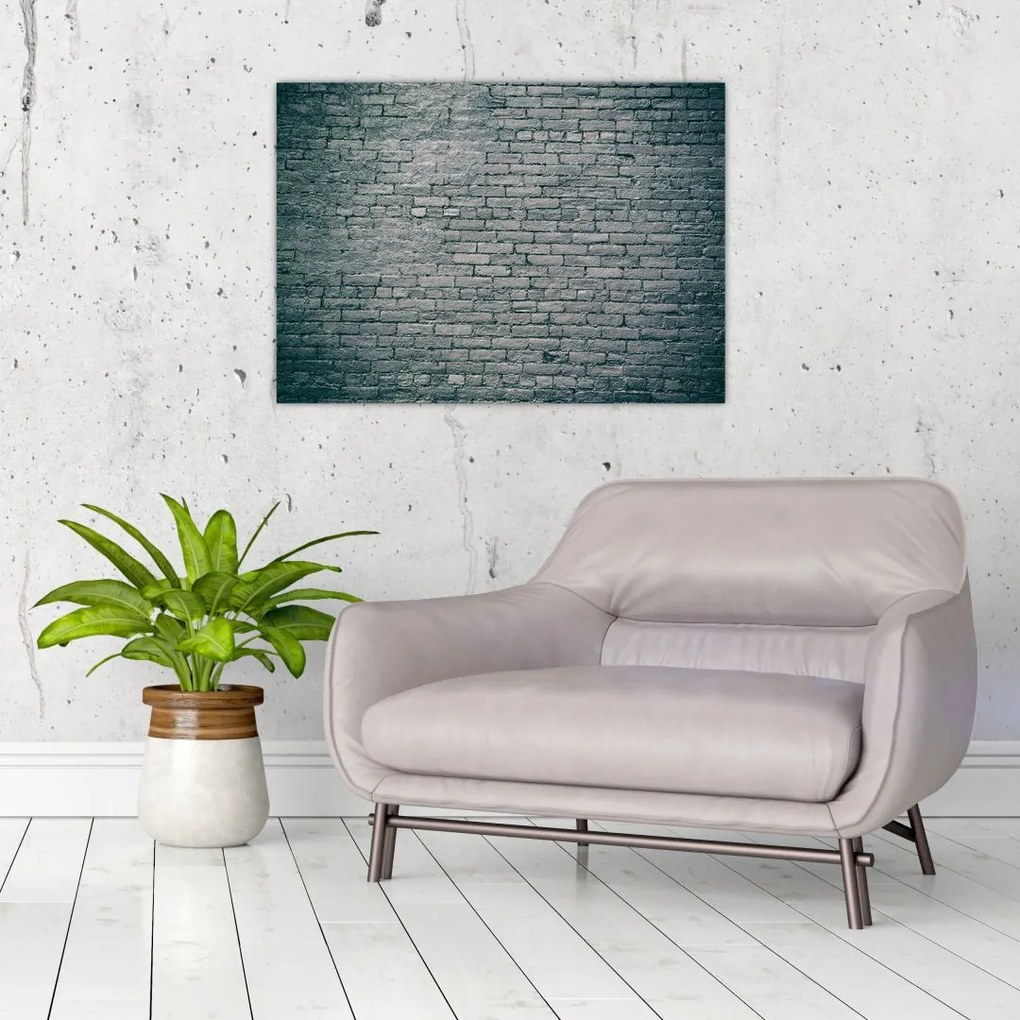 Tabloul cu perete din cărămidă (70x50 cm)