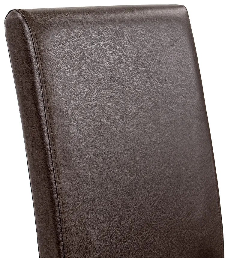 Set de masă Leon 6+1 stejar York-maro