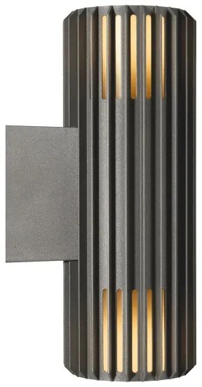 Aplică de exterior Nordlux ALUDRA 2xE27/15W/230V IP54 antracit