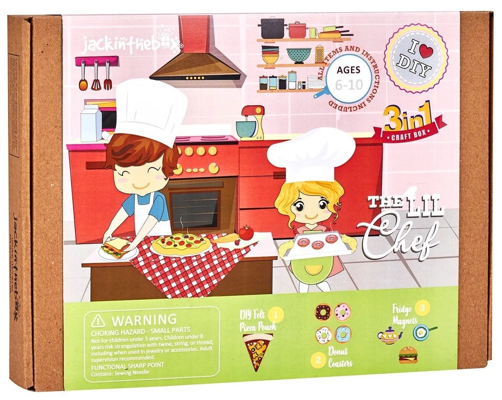 KIT CREATIE 3-IN-1 MICUL BUCATAR - JACK IN THE BOX (JK10032)