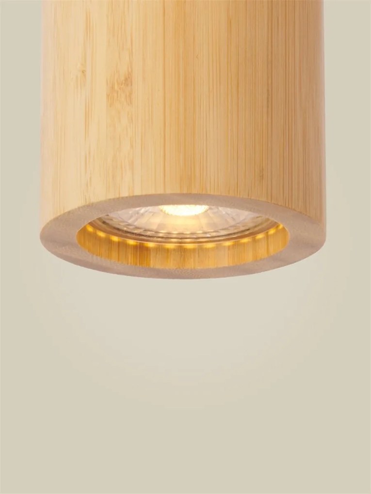 Pendul cu Spot din bambus natur Java