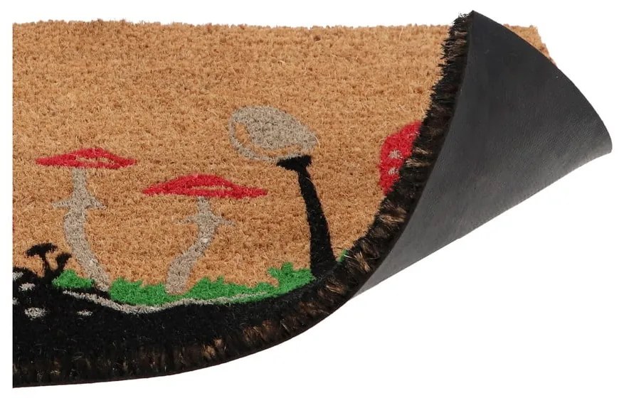 Covoraș de intrare din fibre de nucă de cocos 40x60 cm Mushrooms – Esschert Design