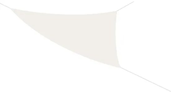 Copertina parasolar, triunghiulara, crem, 3.6x3.6x3.6 m