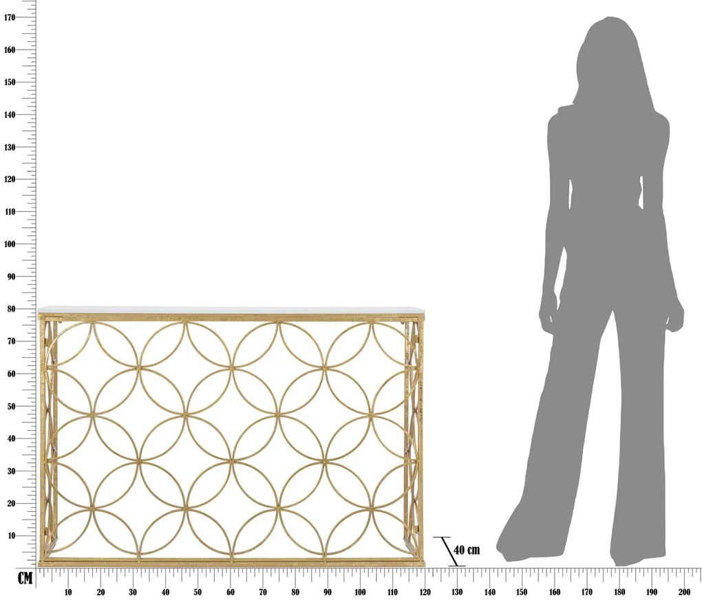 Mauro Ferretti CONSOLA STEA MARMURA CM 120X40X80