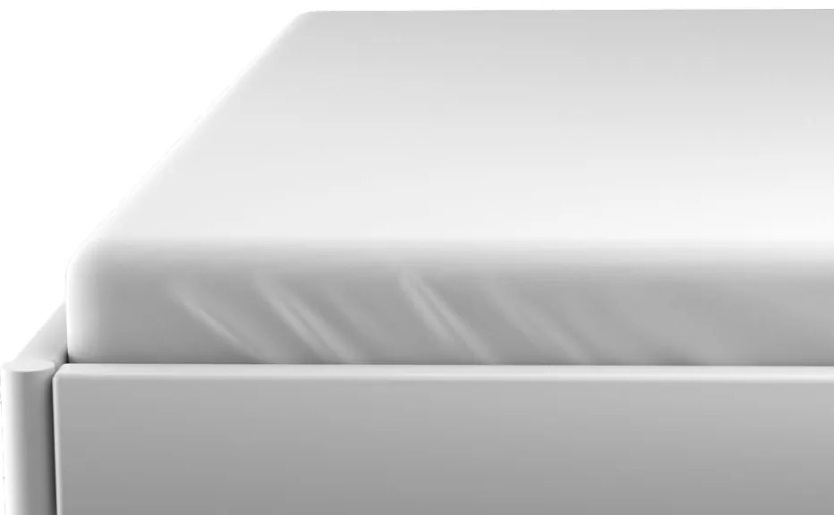 Cearsaf Jersey pentru patut cu elastic 70x140 cm alb