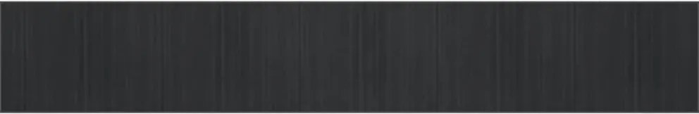 vidaXL Covor dreptunghiular, gri, 80x1000 cm, bambus