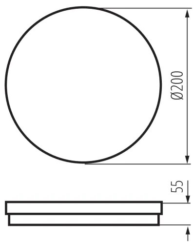 Plafonieră LED de exterior Kanlux 38383 BENO ECO LED/20W/230V 3000/4000/6500K IP65