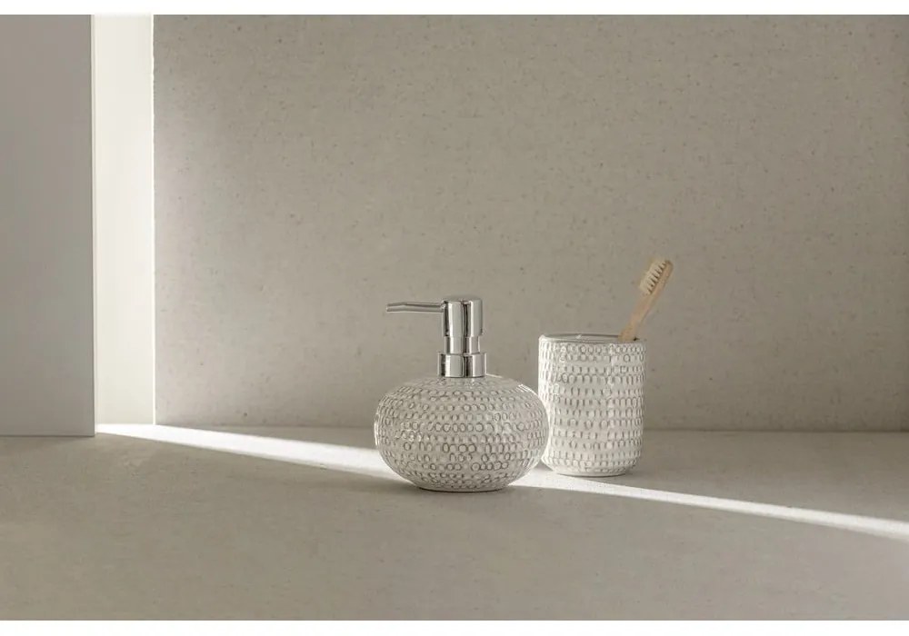 Dozator de săpun lichid crem din ceramică 0.47 l Pergole – Wenko