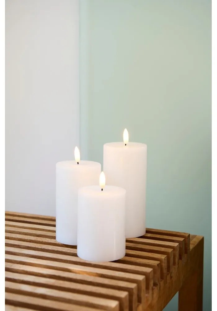 Lumânări LED 3 buc. (înălțime 15 cm) Sille Rechargeable – Sirius