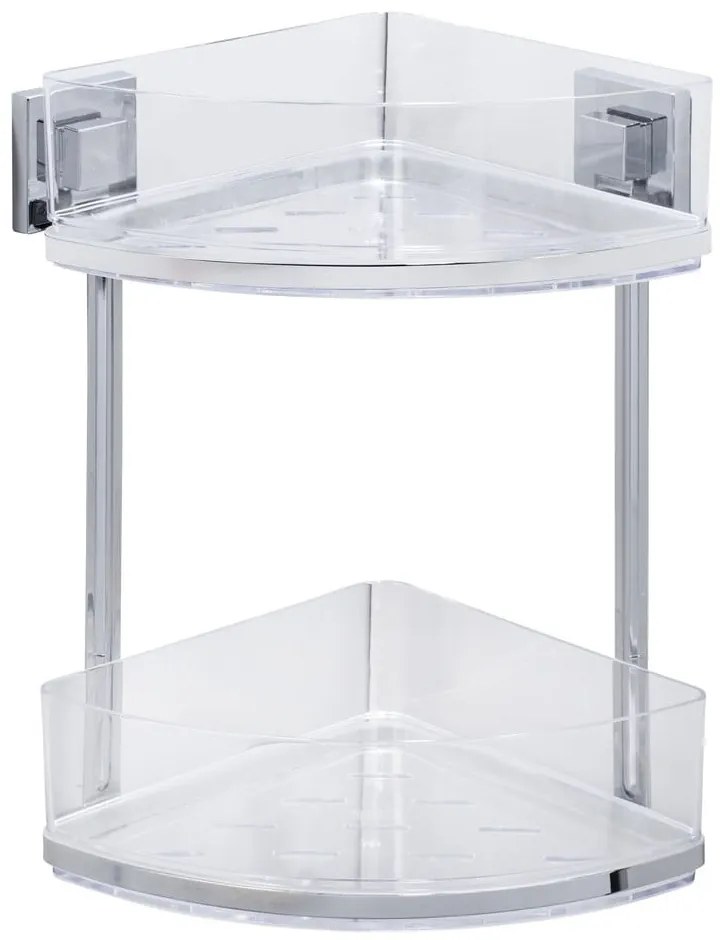 Etajeră pentru baie Wenko cu sistem de prindere Vacuum-Loc, 19,5 x 28 cm