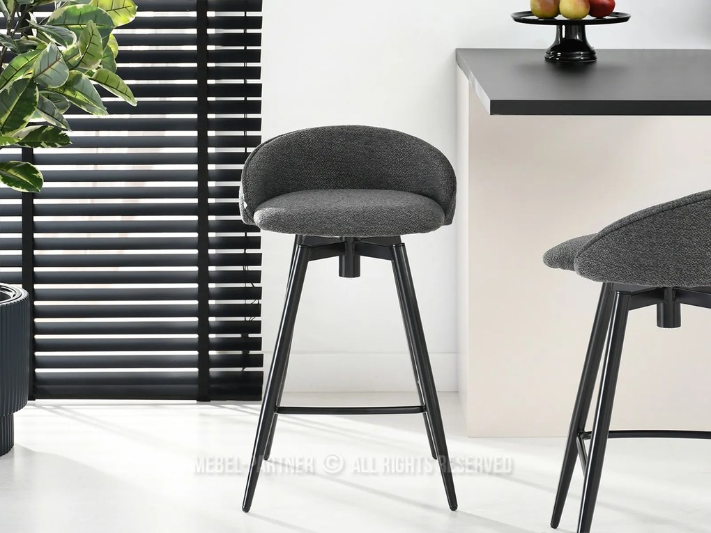 Scaun Ignis (grafit închis + negru). 1110699